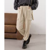 ベルト付き・裾絞り カーゴパンツ | ad thie | 詳細画像11 