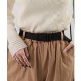 ベルト付き・裾絞り カーゴパンツ | ad thie | 詳細画像14 