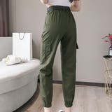 ベルト付き・裾絞り カーゴパンツ | ad thie | 詳細画像8 