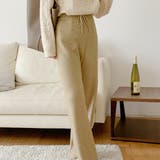 あったかリブニット ストレートイージーパンツ | ad thie | 詳細画像2 