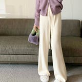 あったかリブニット ストレートイージーパンツ | ad thie | 詳細画像6 