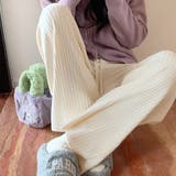あったかリブニット ストレートイージーパンツ | ad thie | 詳細画像7 