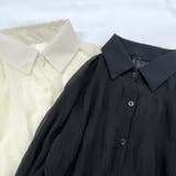 マジョリカプリーツ ジョーゼット シアーシャツ | ad thie | 詳細画像12 