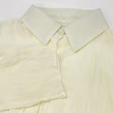 マジョリカプリーツ ジョーゼット シアーシャツ | ad thie | 詳細画像13 