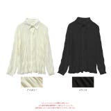 マジョリカプリーツ ジョーゼット シアーシャツ | ad thie | 詳細画像18 