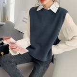 マジョリカプリーツ ジョーゼット シアーシャツ | ad thie | 詳細画像7 