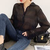 マジョリカプリーツ ジョーゼット シアーシャツ | ad thie | 詳細画像8 