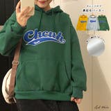 カレッジロゴ裏起毛パーカー | ad thie | 詳細画像1 