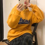 カレッジロゴ裏起毛パーカー | ad thie | 詳細画像4 