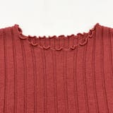 メローネック 袖フレアリブニット | ad thie | 詳細画像12 