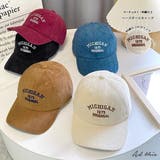 コーデュロイ・刺繍ロゴ ベースボールキャップ  | ad thie | 詳細画像1 