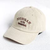 コーデュロイ・刺繍ロゴ ベースボールキャップ  | ad thie | 詳細画像12 