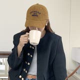 コーデュロイ・刺繍ロゴ ベースボールキャップ  | ad thie | 詳細画像13 