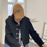 コーデュロイ・刺繍ロゴ ベースボールキャップ  | ad thie | 詳細画像14 