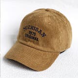 コーデュロイ・刺繍ロゴ ベースボールキャップ  | ad thie | 詳細画像17 