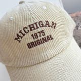 コーデュロイ・刺繍ロゴ ベースボールキャップ  | ad thie | 詳細画像4 