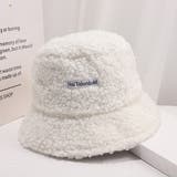 レタリングロゴ ボアバケットハット | ad thie | 詳細画像2