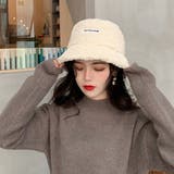 レタリングロゴ ボアバケットハット | ad thie | 詳細画像8