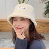 レタリングロゴ ボアバケットハット | ad thie | 詳細画像9