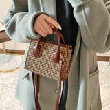 千鳥柄 スクエア ショルダーバッグ 春  冬 | ad thie | 詳細画像4 