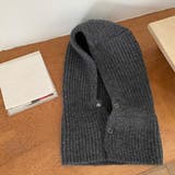 チャコール | カラー豊富 ニットバラクラバ | ad thie