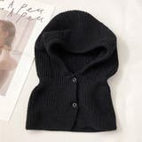 ブラック | カラー豊富 ニットバラクラバ | ad thie