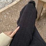 カットジャガード裏起毛ワイドパンツ | ad thie | 詳細画像14 