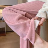 カットジャガード裏起毛ワイドパンツ | ad thie | 詳細画像9 