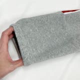 裏起毛 配色袖ライン スタンドネック ブルゾン | ad thie | 詳細画像11