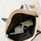 エコレザーハンドル 大容量トートバッグ | ad thie | 詳細画像12 