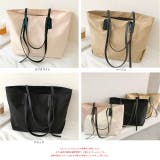 エコレザーハンドル 大容量トートバッグ | ad thie | 詳細画像13 