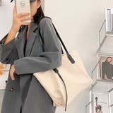 エコレザーハンドル 大容量トートバッグ | ad thie | 詳細画像2 