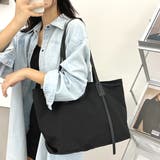 エコレザーハンドル 大容量トートバッグ | ad thie | 詳細画像4 