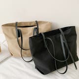 エコレザーハンドル 大容量トートバッグ | ad thie | 詳細画像8 