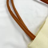 ヴィーガンレザーハンドル キャンバストートバッグ | ad thie | 詳細画像10