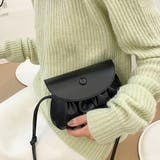 ギャザーデザイン ミニショルダーバッグ | ad thie | 詳細画像4 