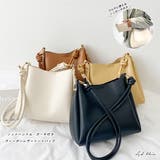 ノットハンドル・ポーチ付き ヴィーガンレザトートバッグ | ad thie | 詳細画像1 