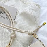 ノットハンドル・ポーチ付き ヴィーガンレザトートバッグ | ad thie | 詳細画像14 