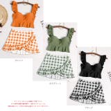 セパレート・タンキニ チェックフリルスイムウエア | ad thie | 詳細画像21 