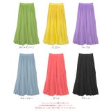 コットン100％・やわらか素材 ボリュームフレアスカート | ad thie | 詳細画像26 