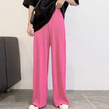 無地・プリーツ ストレートパンツ | ad thie | 詳細画像4 