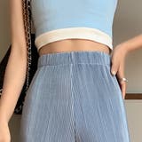 無地・プリーツ ストレートパンツ | ad thie | 詳細画像6 