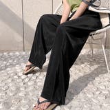 無地・プリーツ ストレートパンツ | ad thie | 詳細画像8 