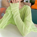 オーバーサイズ・カラバリ豊富 メッシュトップス | ad thie | 詳細画像4