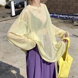 イエロー | オーバーサイズ・カラバリ豊富 メッシュトップス | ad thie