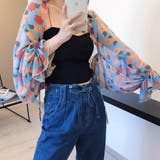 アソートパターン シアーボリュームボレロ | ad thie | 詳細画像15 