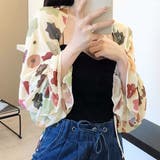 アイボリー | アソートパターン シアーボリュームボレロ | ad thie