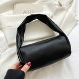 ブラック | エコレザー・カラー ハンドバッグ | ad thie