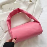 ピンク | エコレザー・カラー ハンドバッグ | ad thie