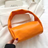 オレンジ | エコレザー・カラー ハンドバッグ | ad thie